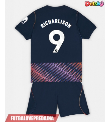 Lacne Dětský Futbalové dres Tottenham Hotspur Richarlison #9 2026-27 Krátky Rukáv - Preč (+ trenírky)